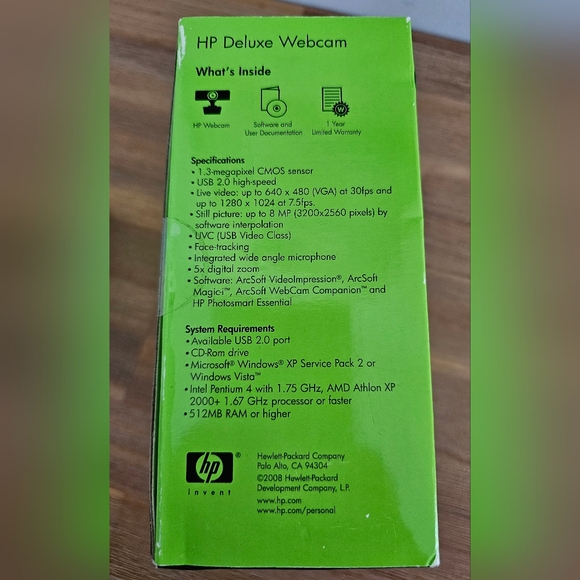 NEW HP Deluxe Webcam - Picture 3 of 4